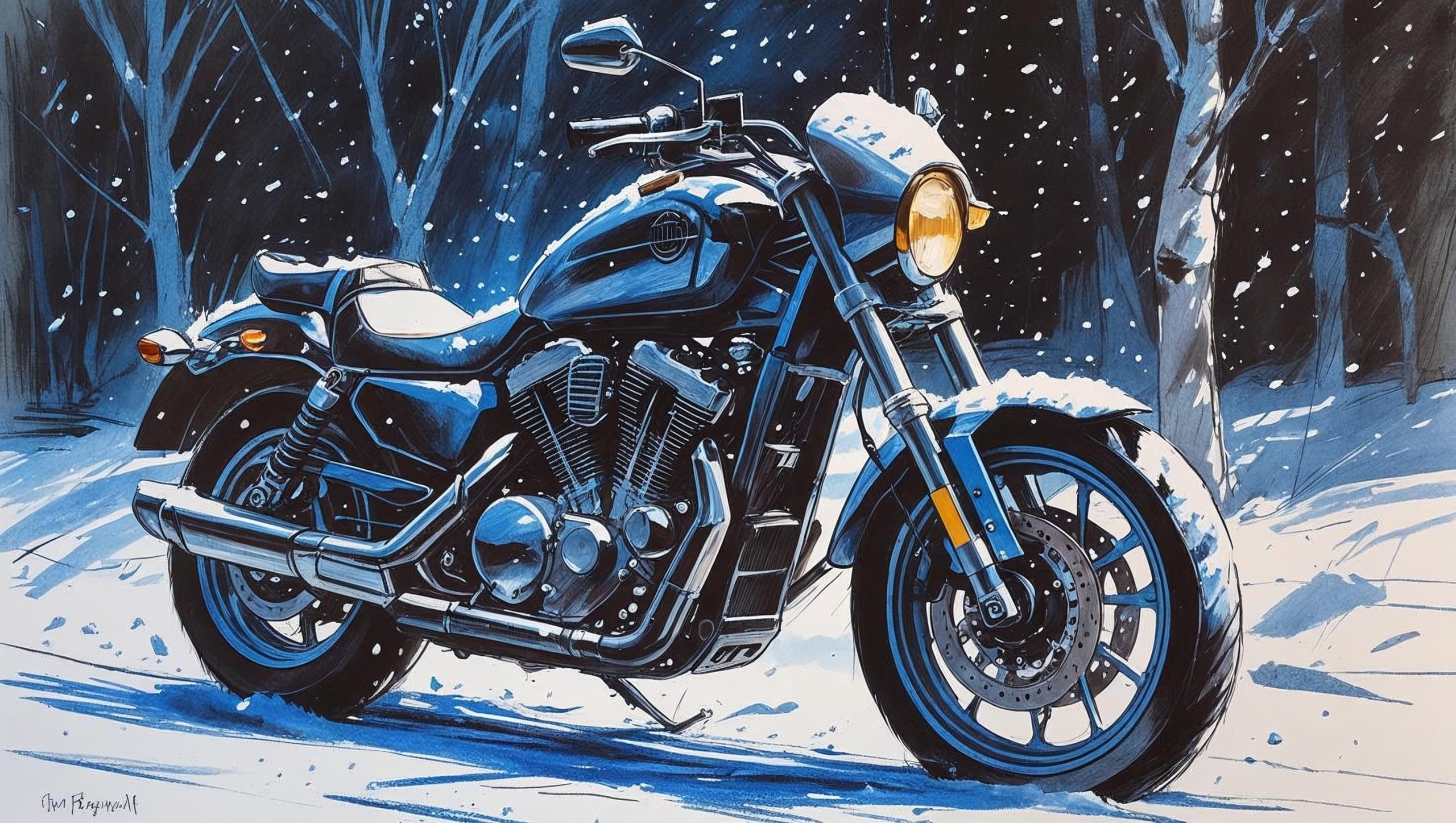 Winterized Motorcycle