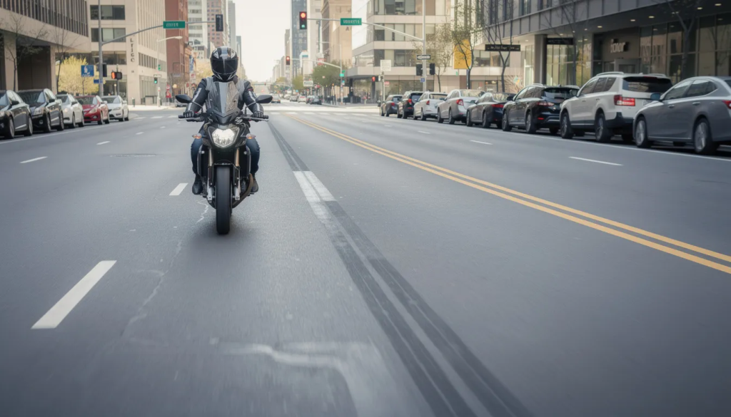 Motorcycle Lane Position in Ontario